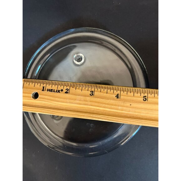 Set of 3 Clear Glass Candle Holders Trivets Coasters Set with feet Minimalist - Picture 6 of 7